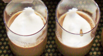 Panna cotta « café liégeois »