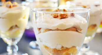 Verrines poires et mousse de spéculoos