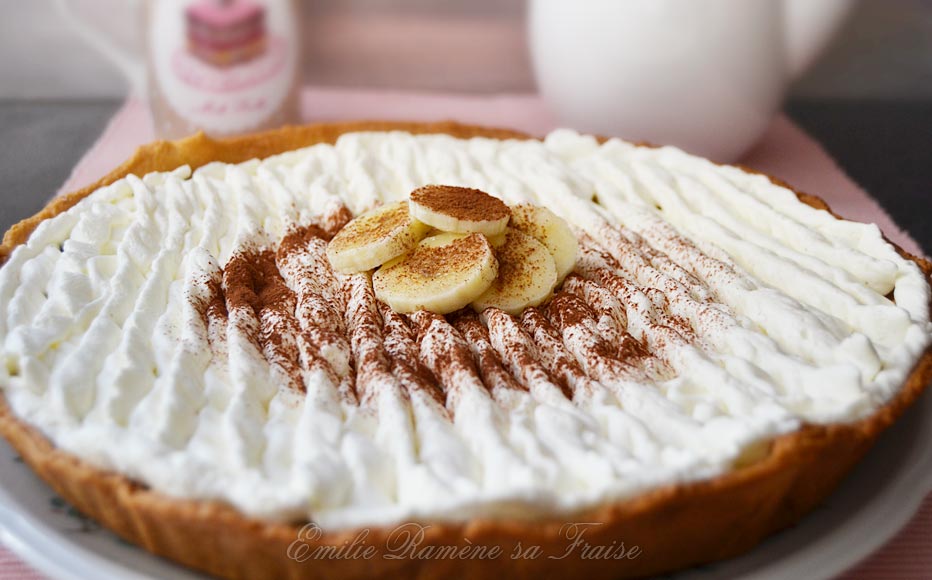 Le Banoffee Pie (tarte à la banane et au caramel)