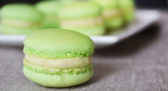 Les macarons ganache montée à la pistache