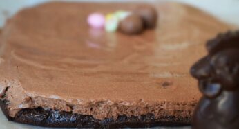 Gâteau mi-mousse, mi-moelleux au chocolat