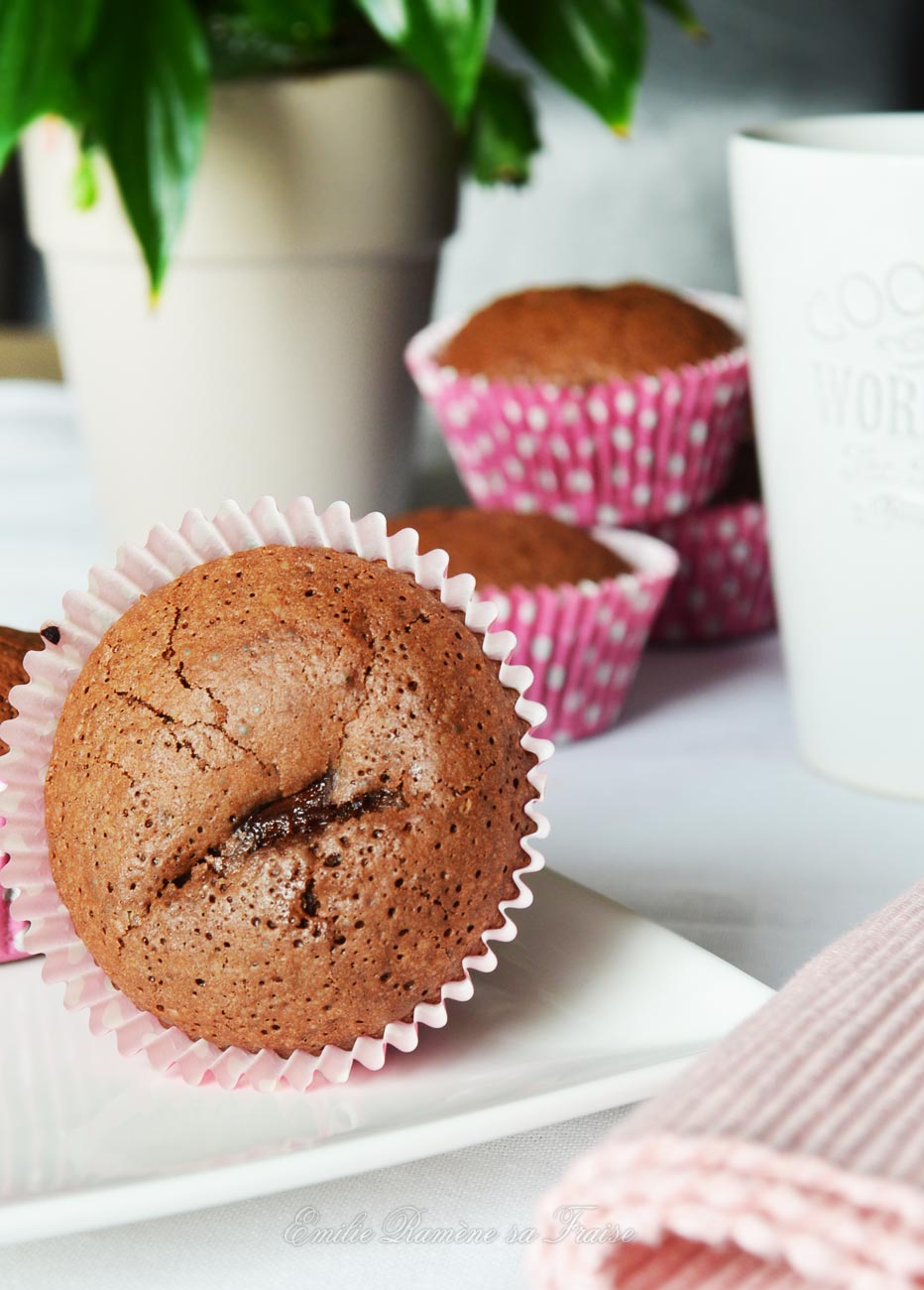 muffins chocolat-framboise